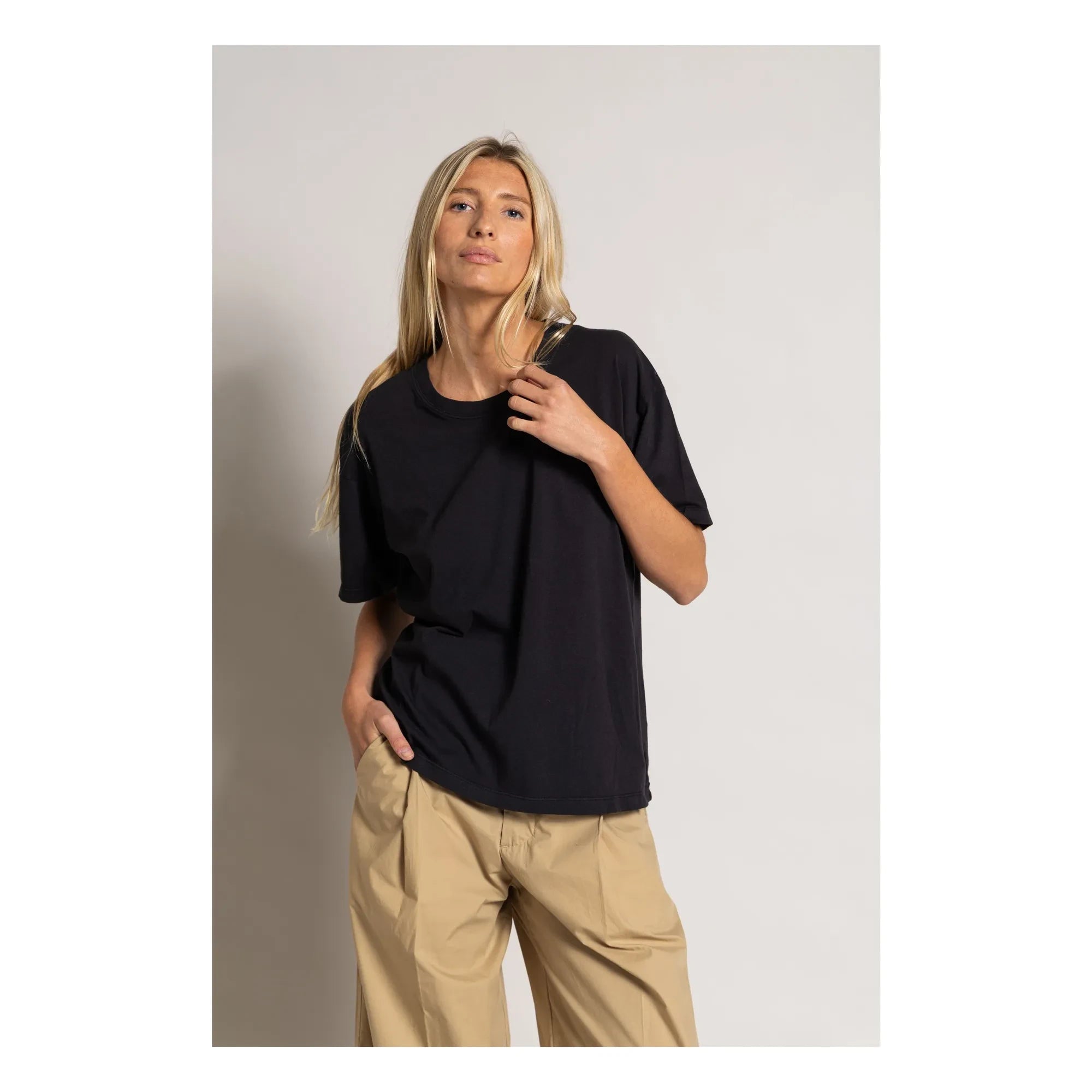 Smallable Woman - Hana organik pamuk T-shirt | Siyah
