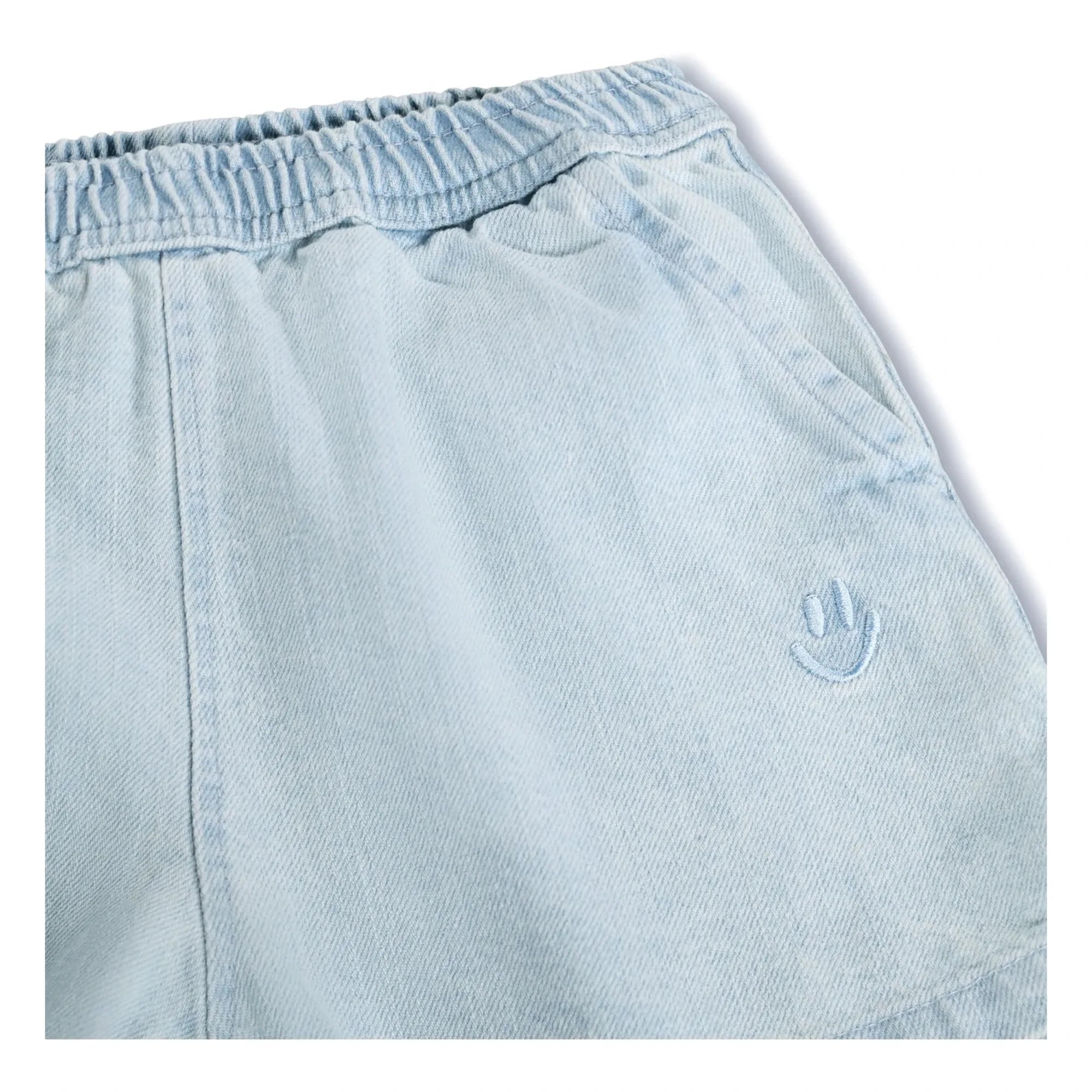 Molo - Denim Shine Organik Pamuk Şort | Açık Mavi
