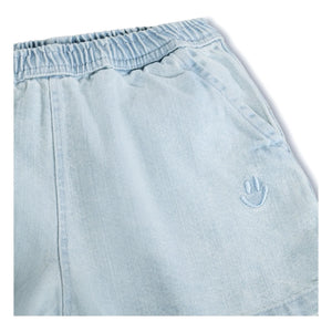 Molo - Denim Shine Organik Pamuk Şort | Açık Mavi