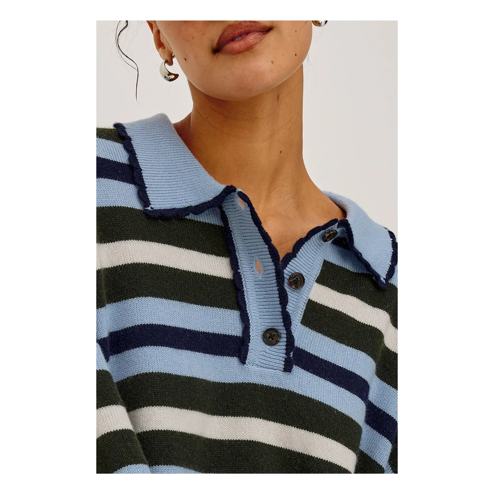 Rails - Çizgili Polo Delora | Mavi