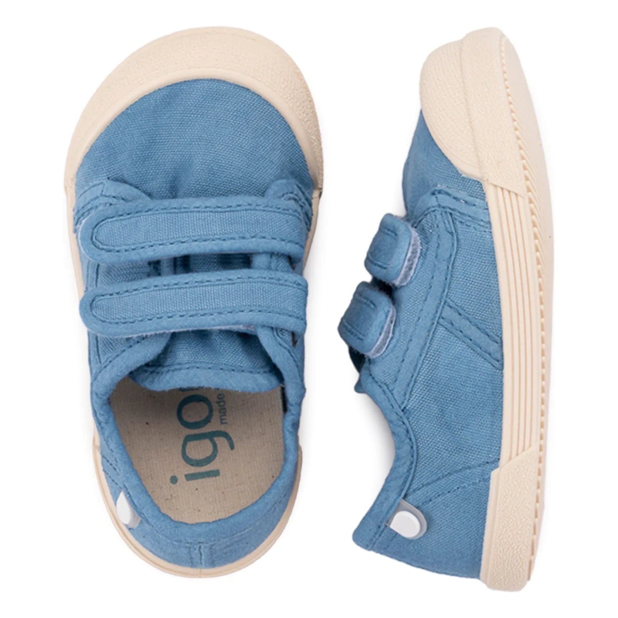 Igor - Lona Çift Çizgili Sneakerlar | Azure mavi