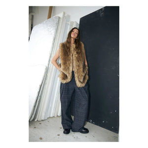 Lollys Laundry - Mae Carreaux Ceket | Gece mavisi
