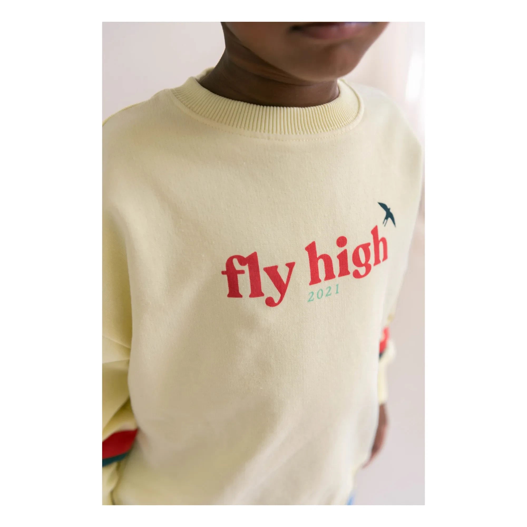 Jenest - Jules organik pamuk sweatshirt | Soluk sarı