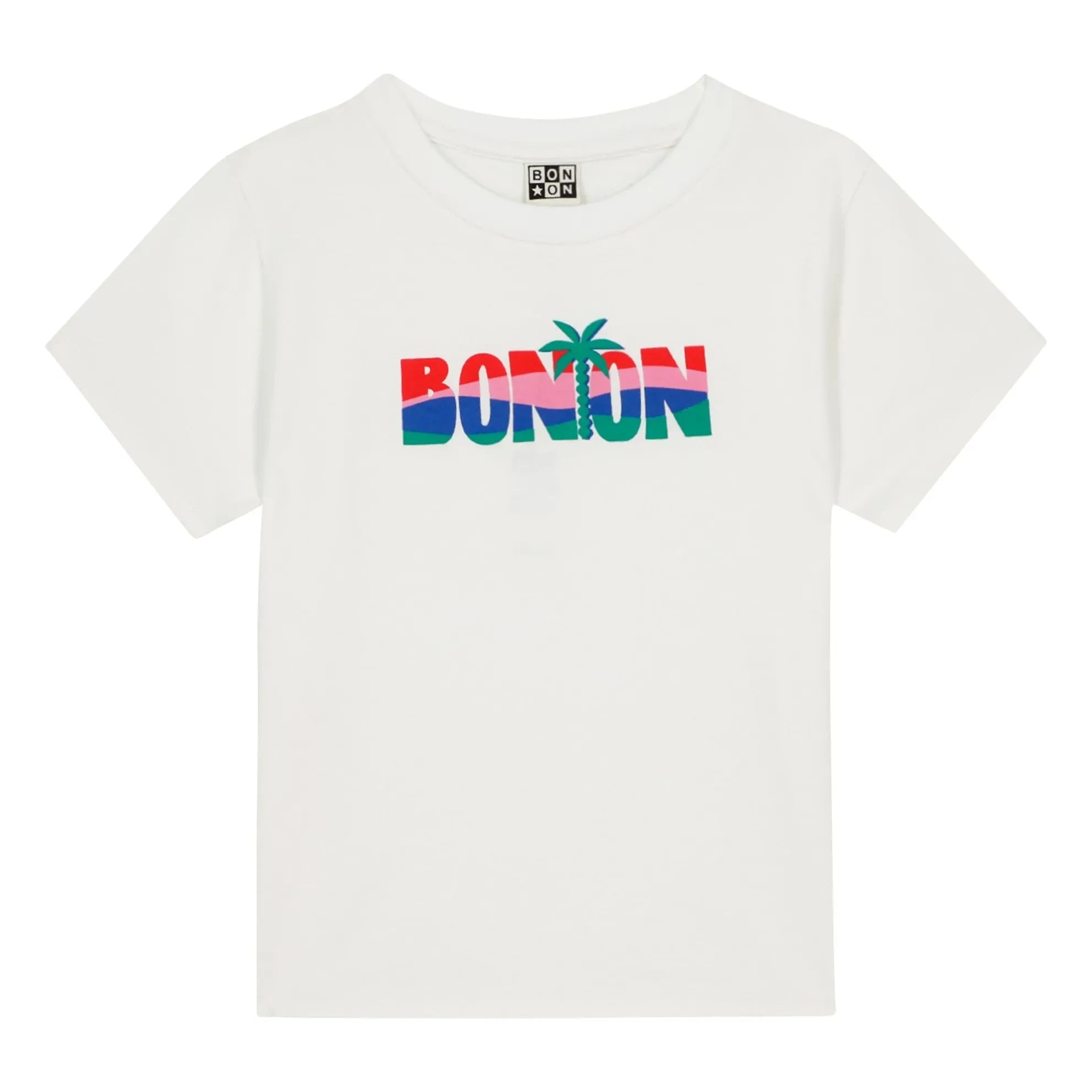 Bonton - Tubo Palm Tişört | Ekru