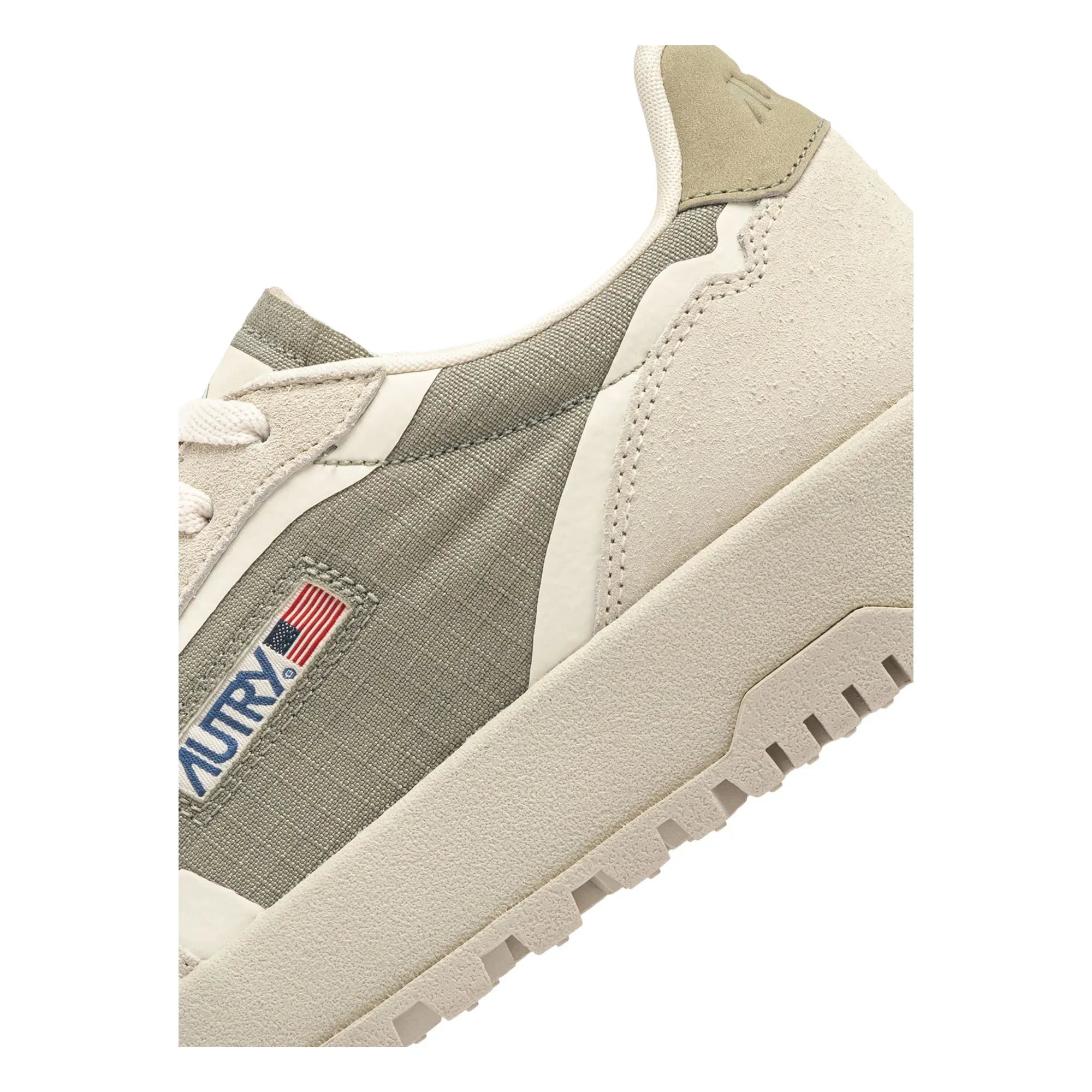 Autry - Wildplace Low Cordura ve Süet Sneakers | Açık haki