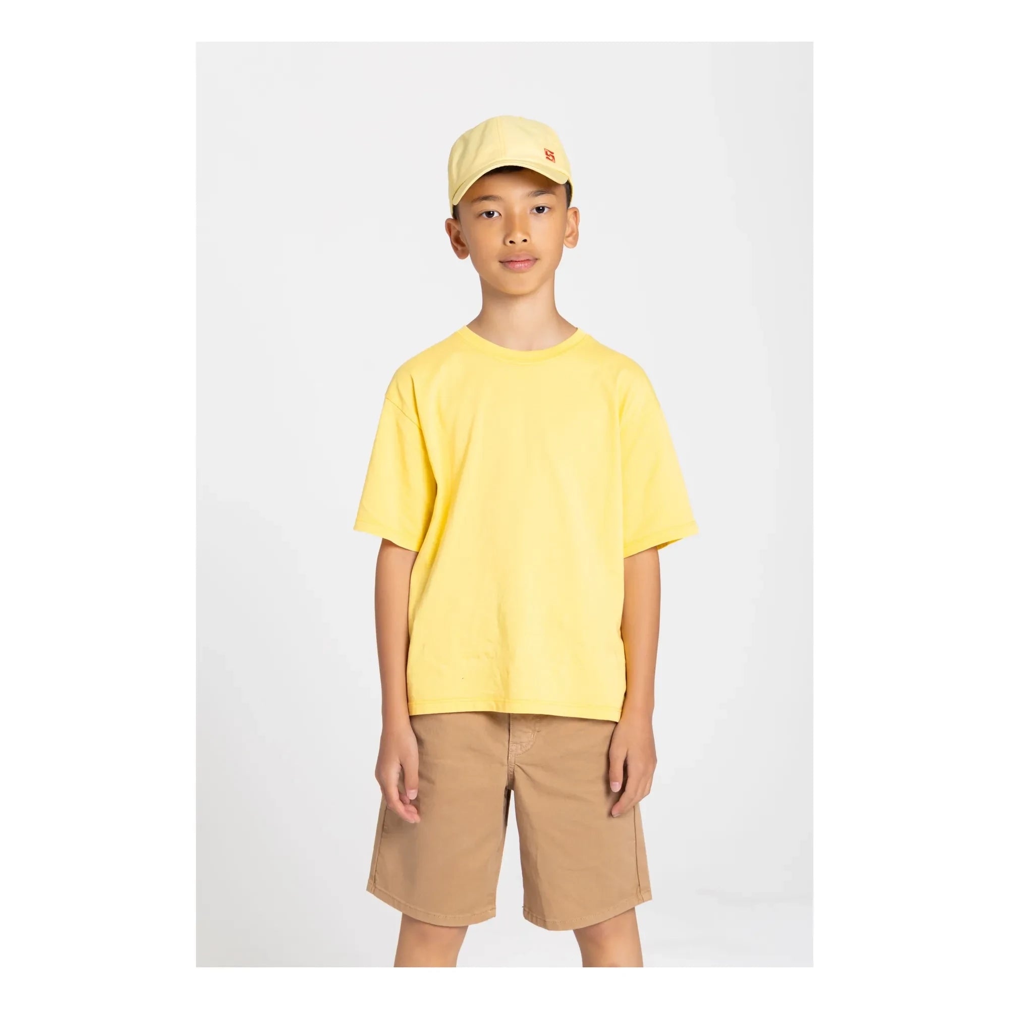 Smallable Kid - Nils Organik pamuklu T-shirt | Floresan sarı
