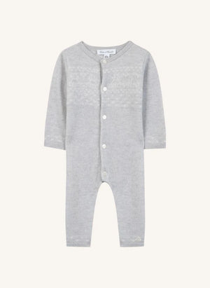 Tartine et Chocolat - Yün Teddy Tulum | Heather Grey