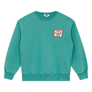 Hundred Pieces - Ryde Wheelers organik pamuklu sweatshirt | Zümrüt yeşili
