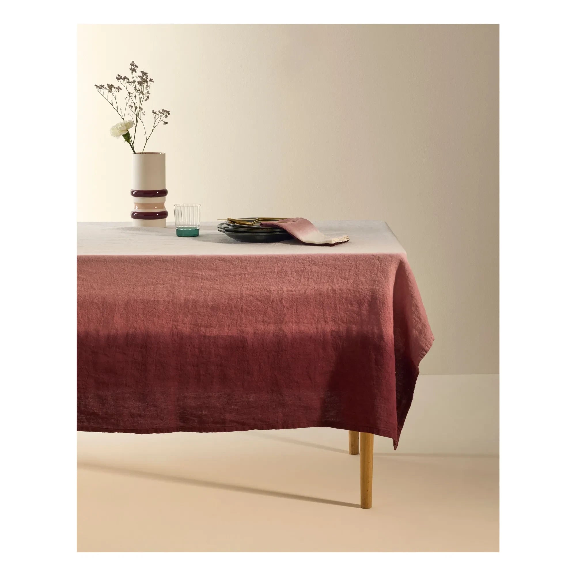 Maison Sarah Lavoine - Dip Dye Perde | Karmen kırmızısı