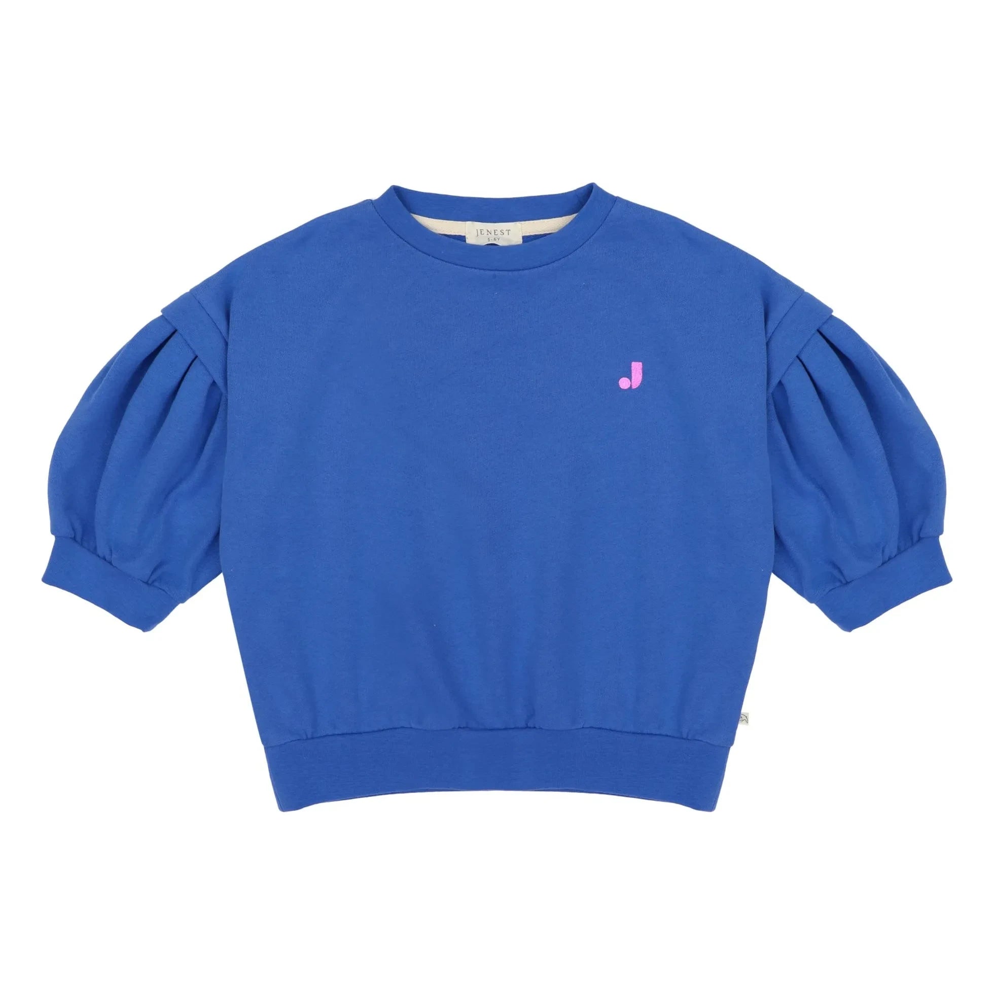 Jenest - Baloon Etoile organik pamuklu sweatshirt | Kobalt
