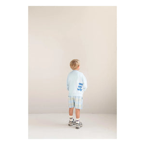 Jenest - Bo On My Way organik pamuklu sweatshirt | Açık mavi
