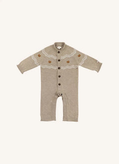 Donsje - Guillaume Merino yün tulum | Heather beige