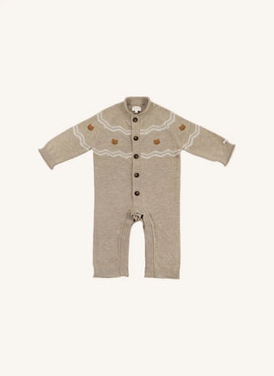 Donsje - Guillaume Merino yün tulum | Heather beige