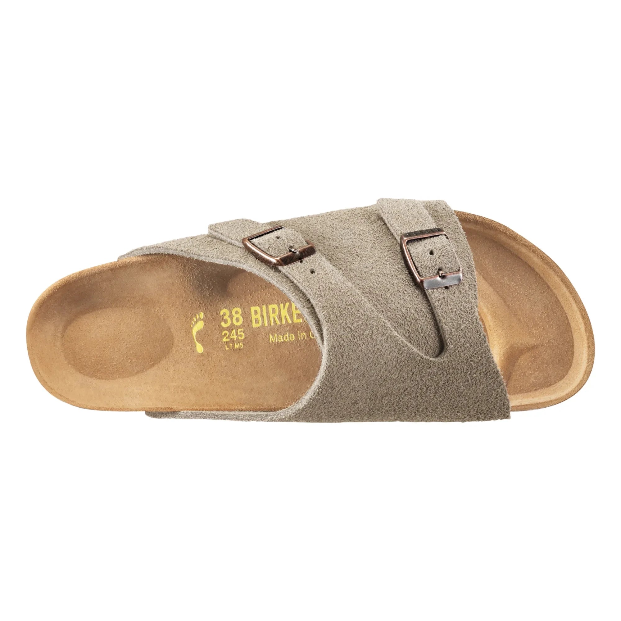 BIRKENSTOCK - Zurich Dar Kalıp Sandaletler | Taupe kahverengi