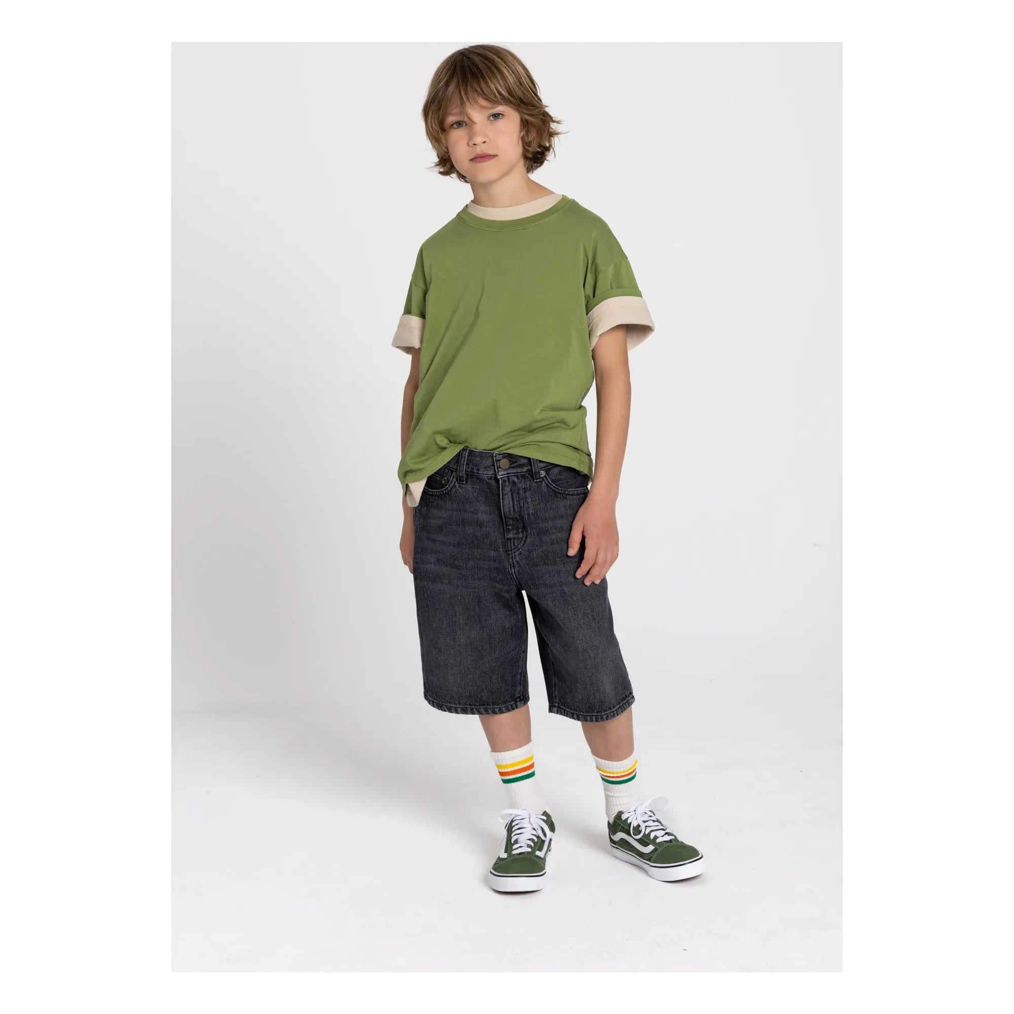 Smallable Kid - Nils Organik pamuk T-shirt | Yeşil