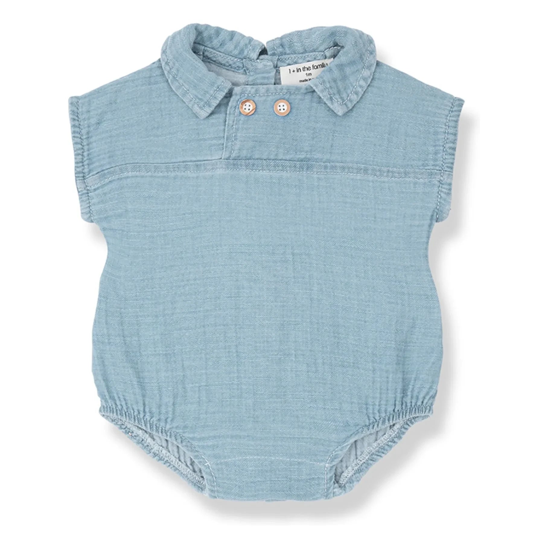 1+ in the family - Denim Claudine Yaka Tulum Zacinto | Açık Mavi
