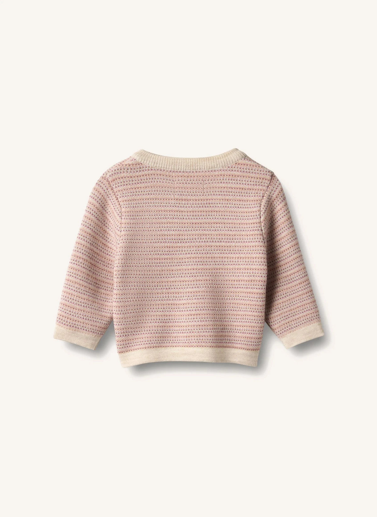 Wheat - Nico Merino yün hırka | Pembe