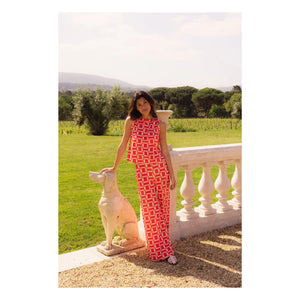 Paloma Collection - Andrea Pink Mama Pantolon - Kadın Giyim | Pembe