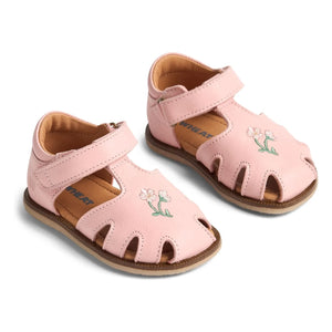 Wheat - Lowe Fleurs Deri Sandalet | Açık Pembe