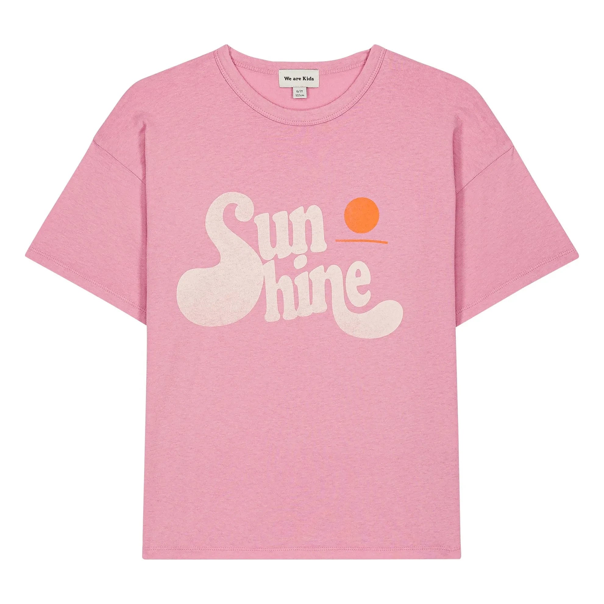 We Are Kids - Dylan Sunshine organik pamuklu Tişört | Pembe