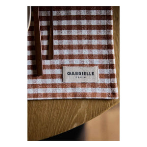 Gabrielle Paris - Gingham Amerikan Servisi Moka | Mocha