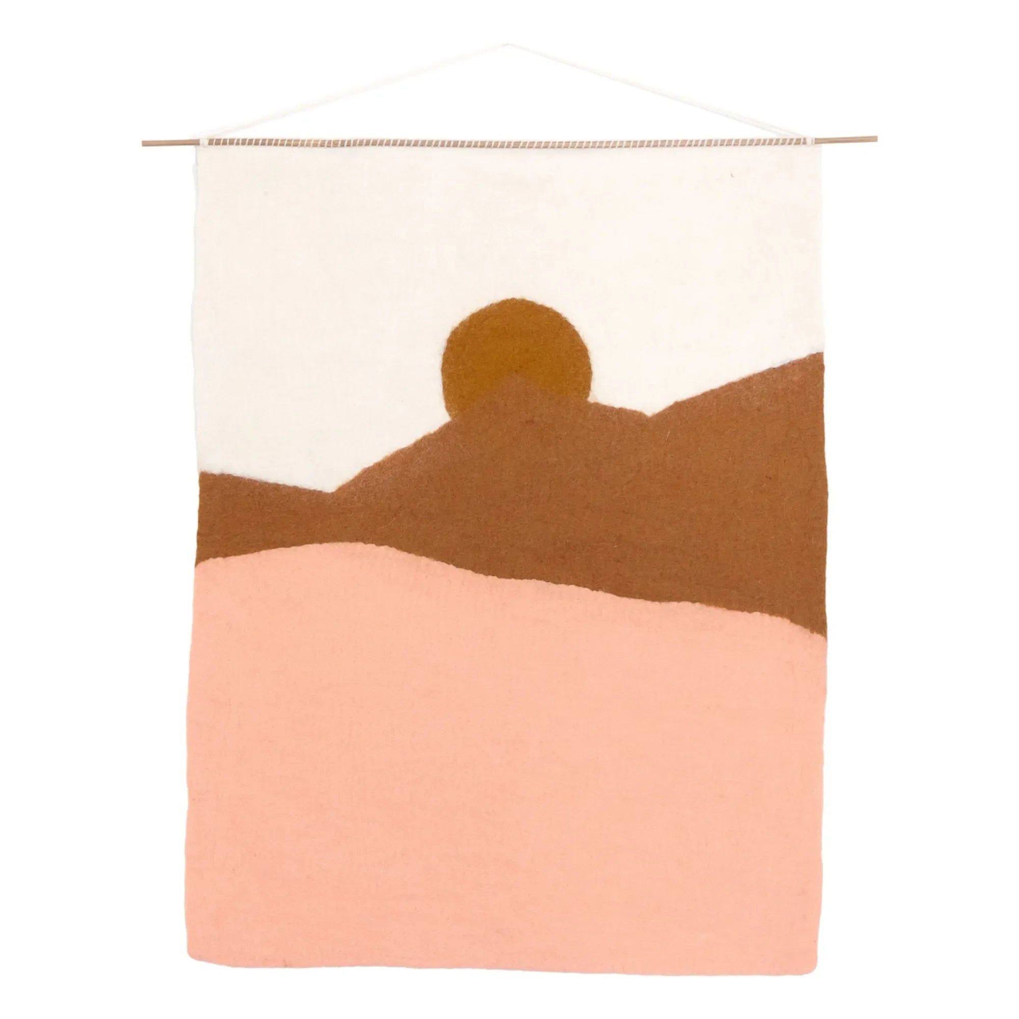 Muskhane - Keçeden sabah duvar süsü | Pudra