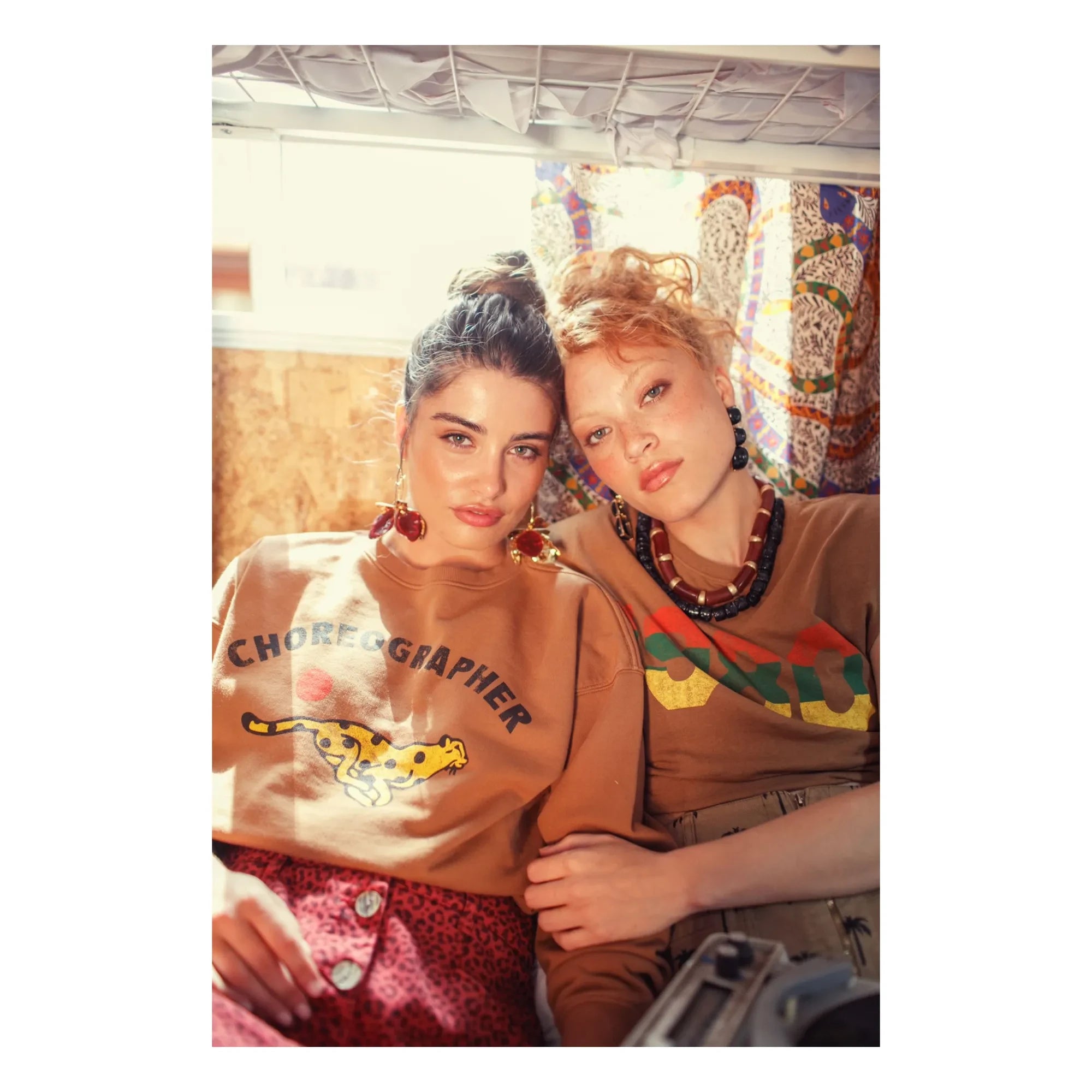 Sisters Department - Julie Sweatshirt Organik pamuk | Kahverengi