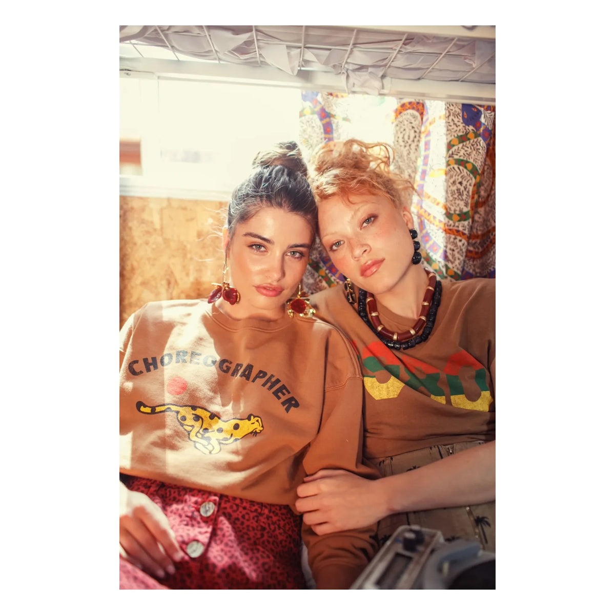Sisters Department - Julie Sweatshirt Organik pamuk | Kahverengi