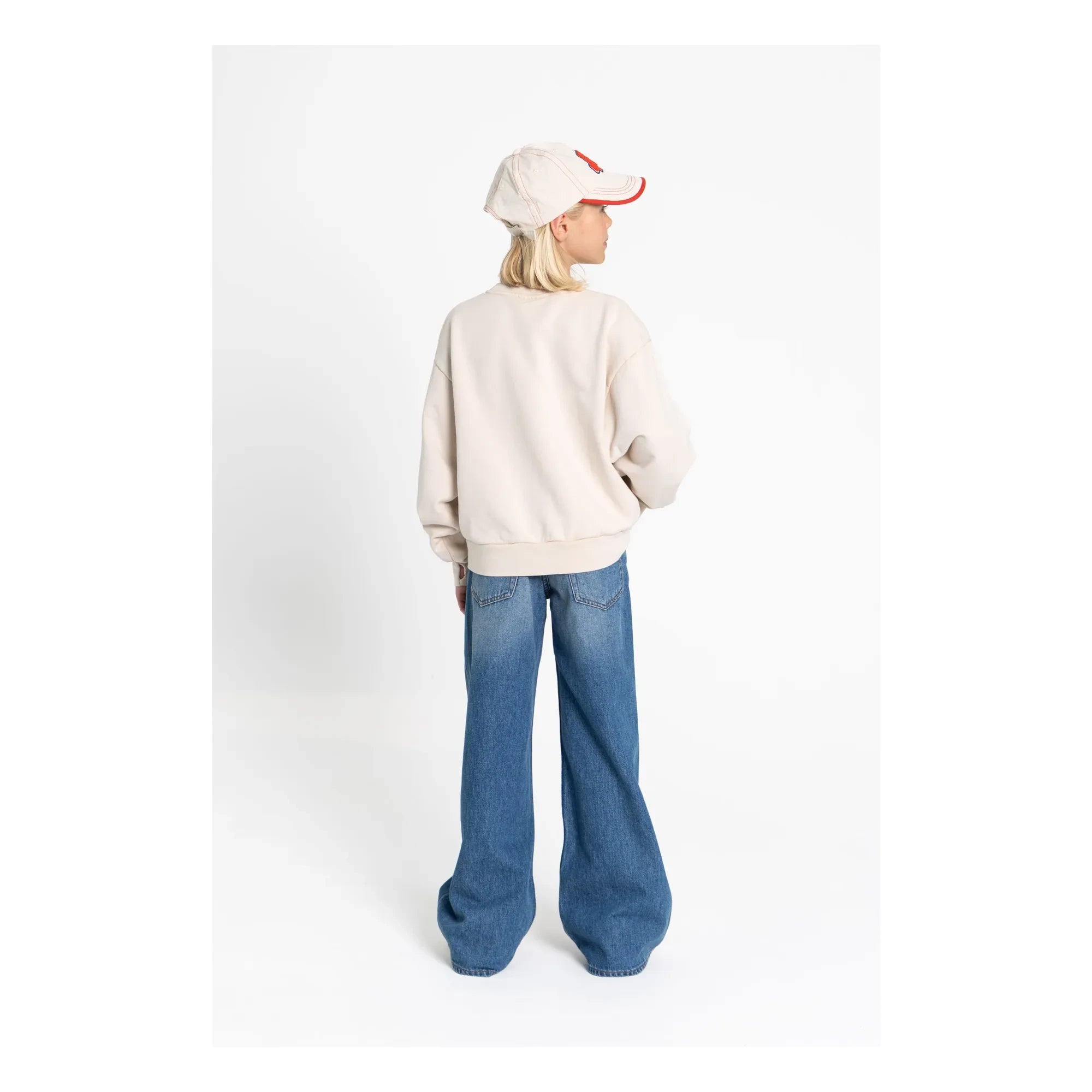 Smallable Kid - Maia organik pamuk sweatshirt | Krem
