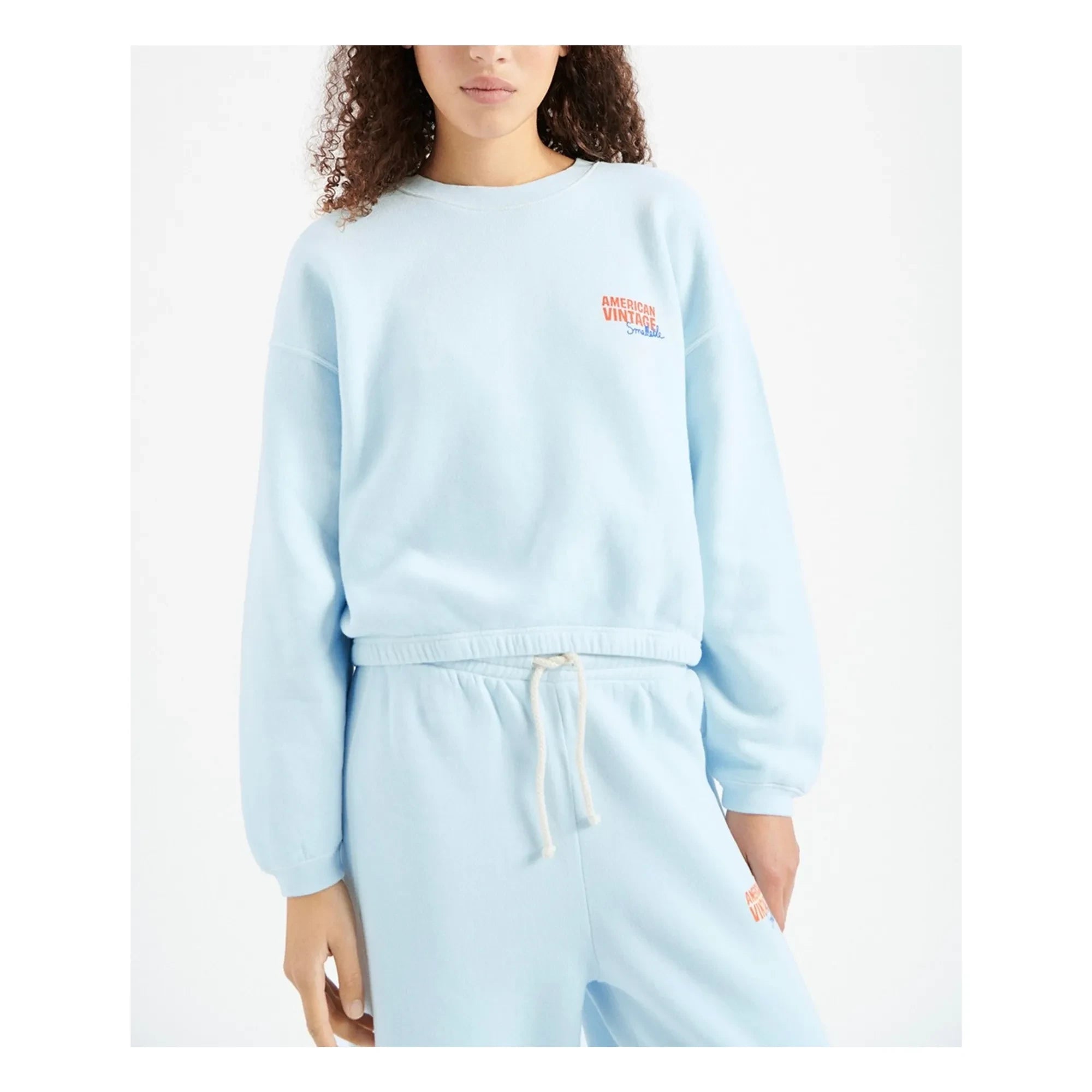 American Vintage - American Vintage X Smallable iş birliği - Izubird Jogger | Açık mavi