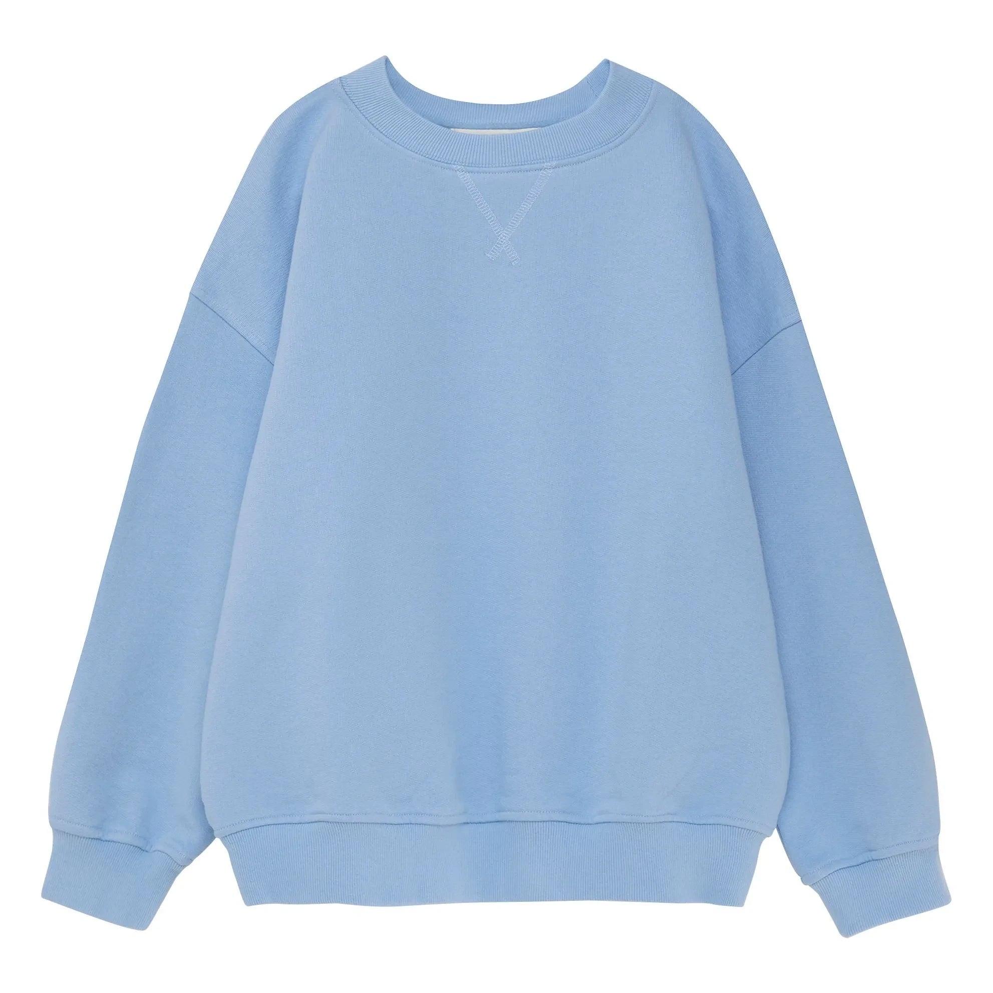 True Artist - Sweat-shirt N°11 Kuş Organik Pamuk | Açık mavi