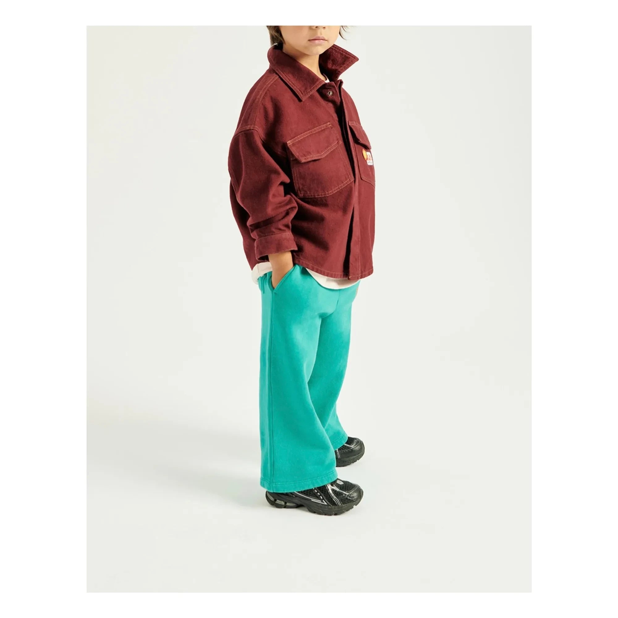 American Vintage - American Vintage X Smallable işbirliği - Izubird Jogger | Turkuaz