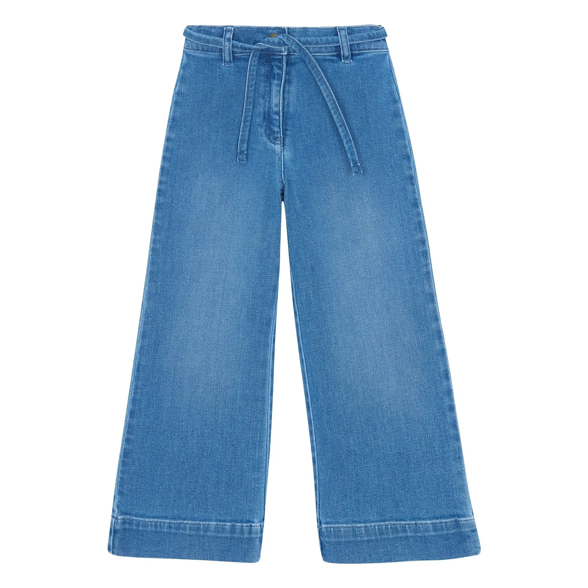 Bonton - Kalp Cepli Pocket Jeans | Mavi