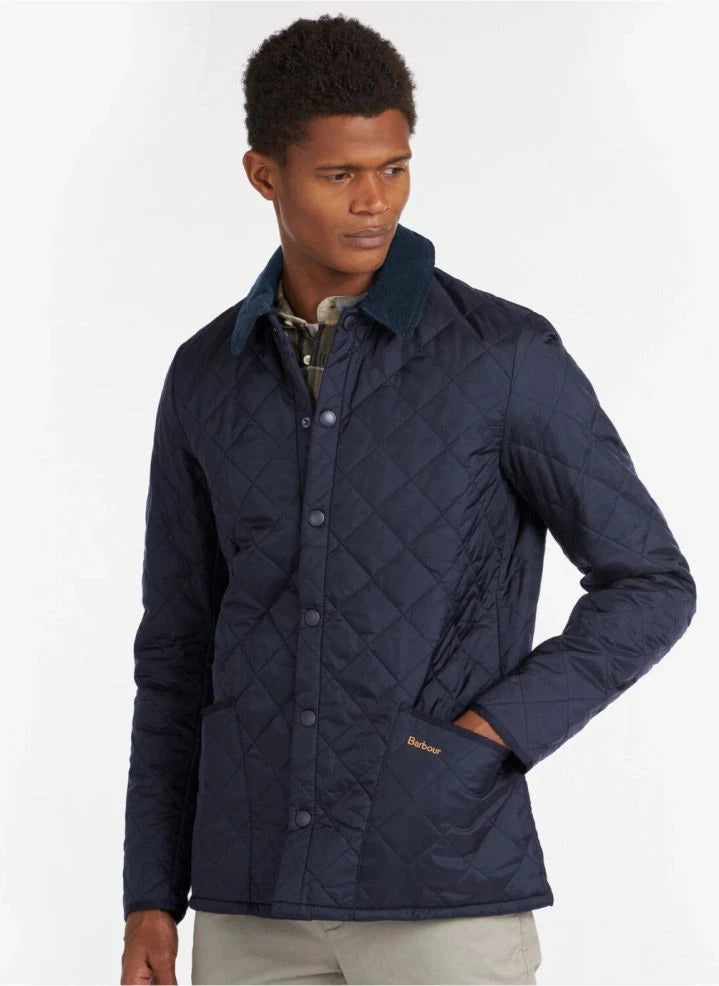 Barbour - Heritage Liddesdale Kapitone Ceket | Lacivert