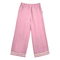 Mipounet - Isaline Keten Pantolon | Pembe