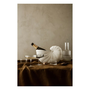 Ferm Living - Ripple Şampanya Bardağı - 2'li Set