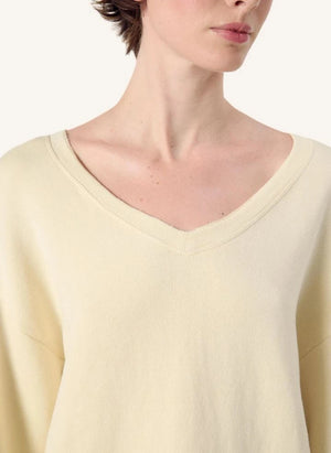 American Vintage - Nishtown Pamuk Sweatshirt | Krem