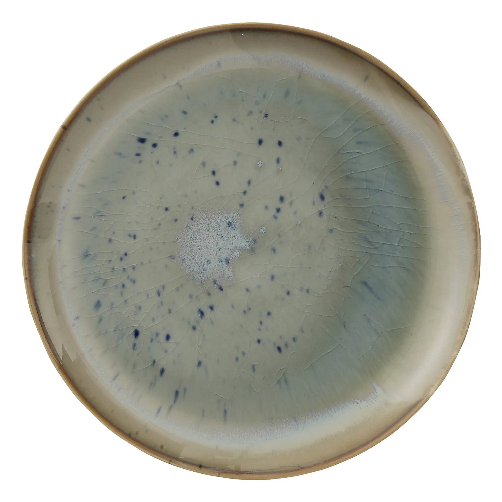 Bloomingville - Heather Seramik Tabak - D27 cm | Gri-yeşil