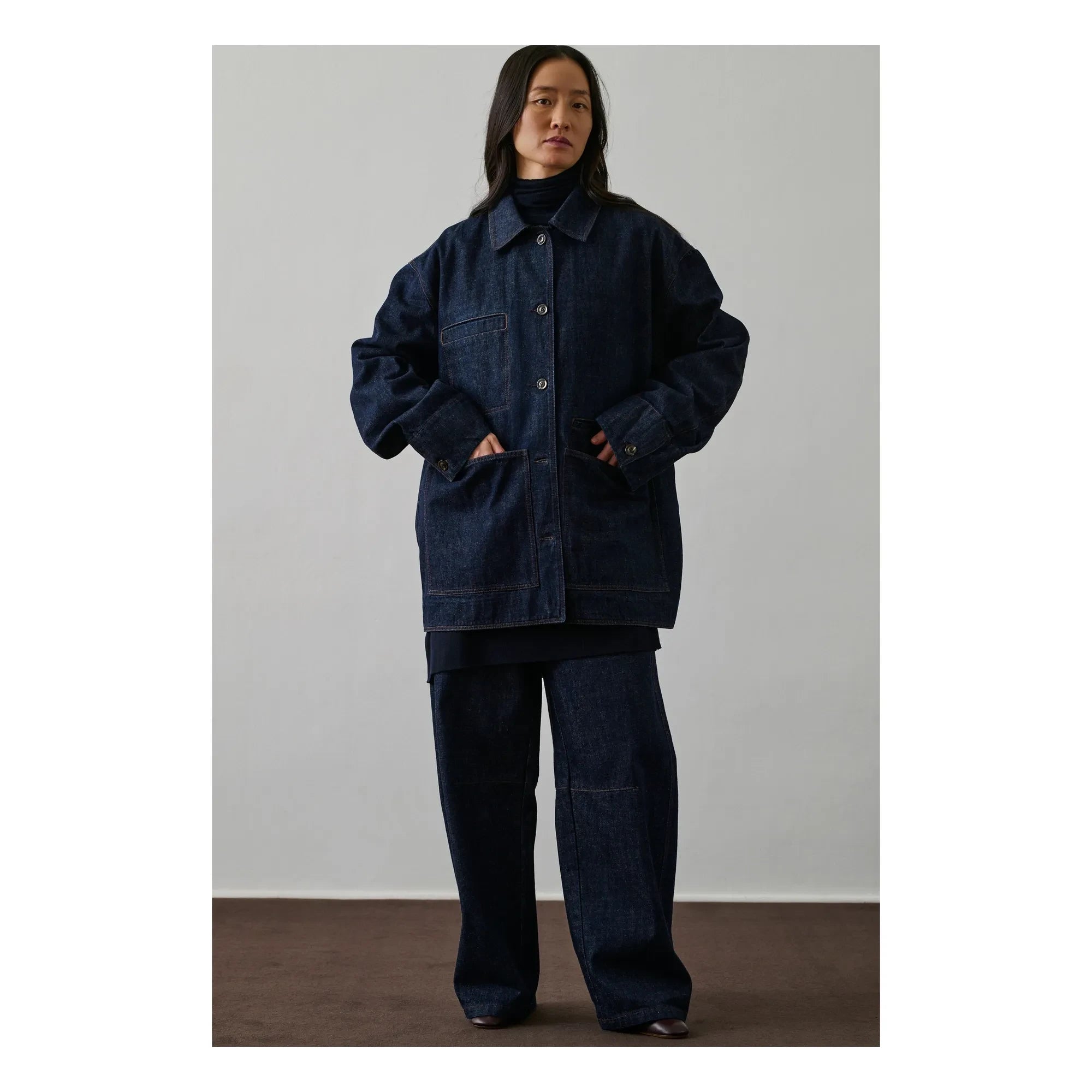 Soeur - Domingo Denim Organik Pamuk Ceket | Denim brut