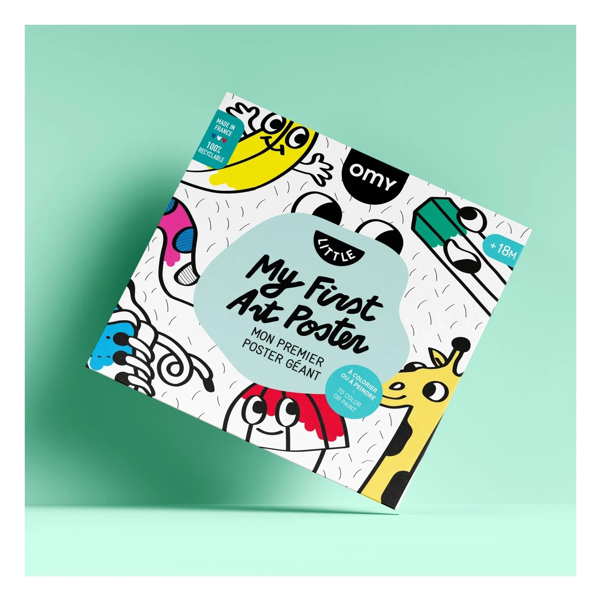 Omy - Dev boyama posteri İlk Sanat Posterim