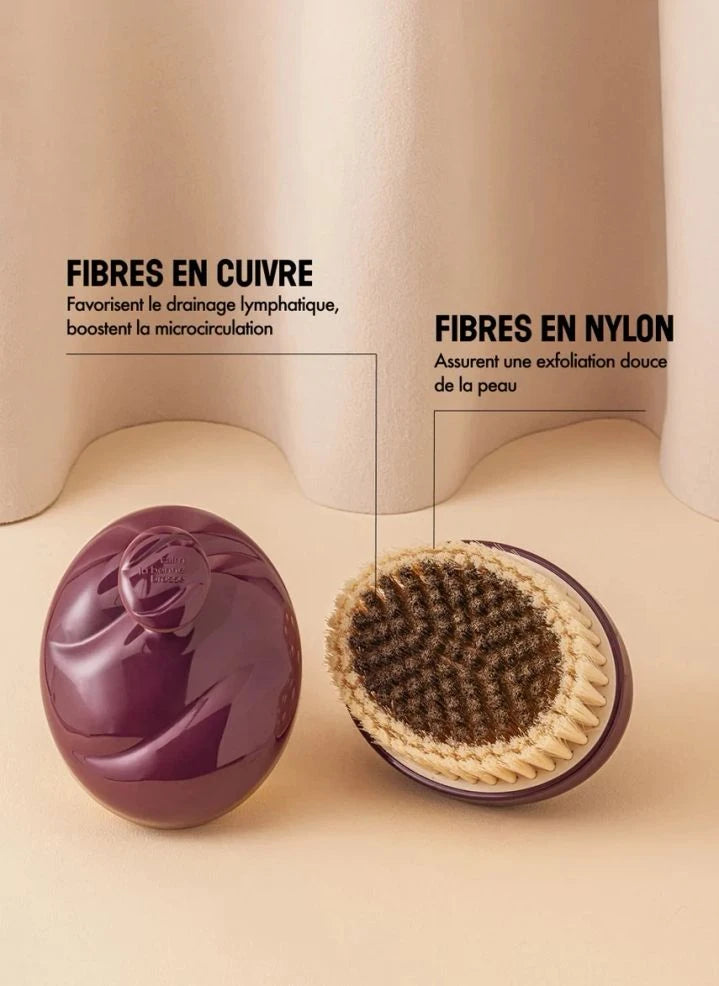 La Bonne Brosse - فرشاة الجسم تالَم رقم 01 - للبشرة الحساسة | الباذنجاني