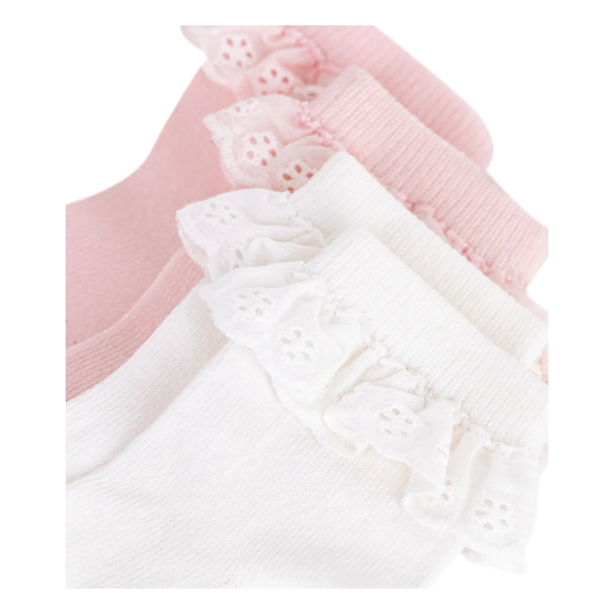 Petit Bateau - 2 Çift Uçan Çorap Seti | Pembe