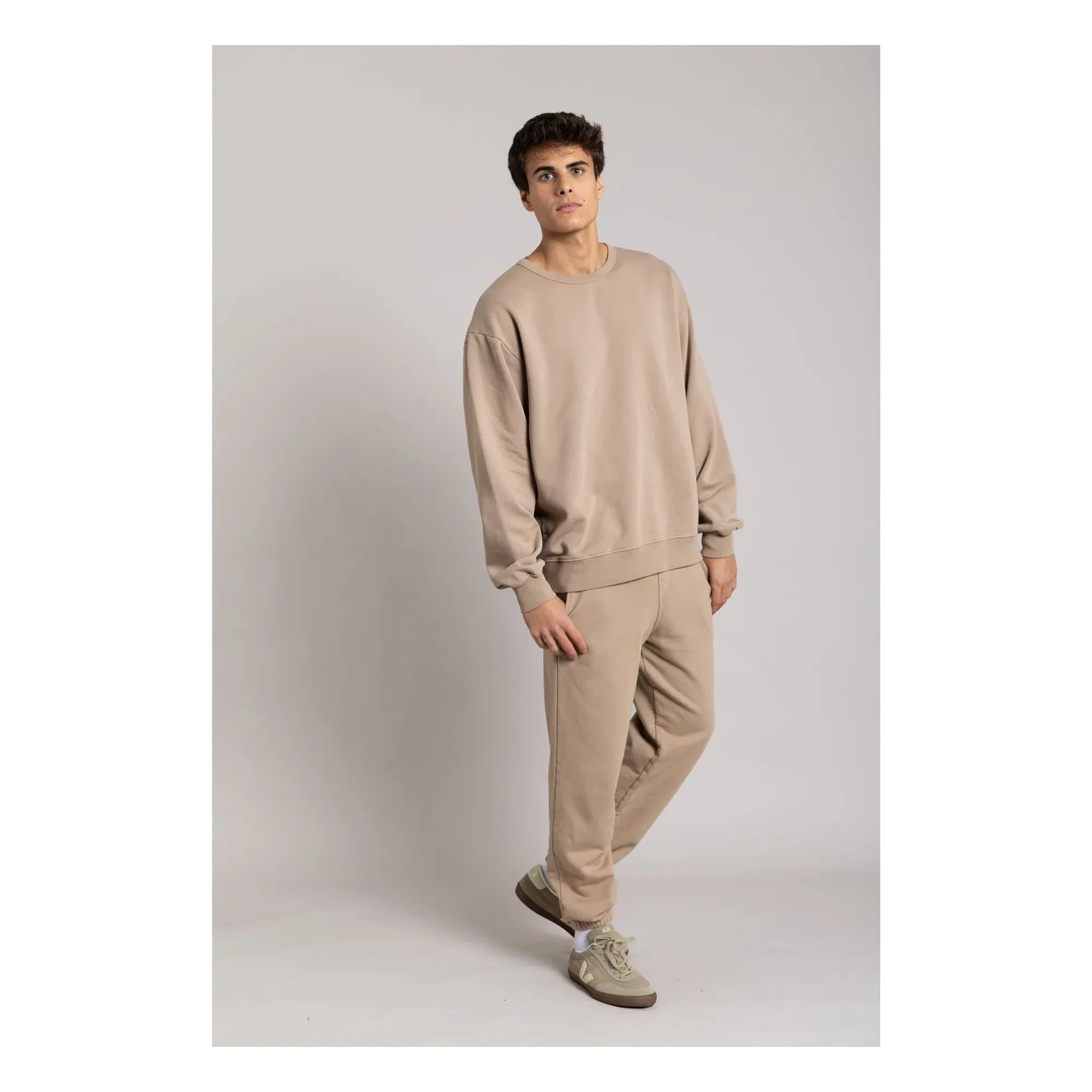 Smallable Man - Jogger Shuffle Organik Pamuk | Koyu kahverengi