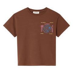 American Vintage - Fizvalley Dinner T-shirt | Kahverengi