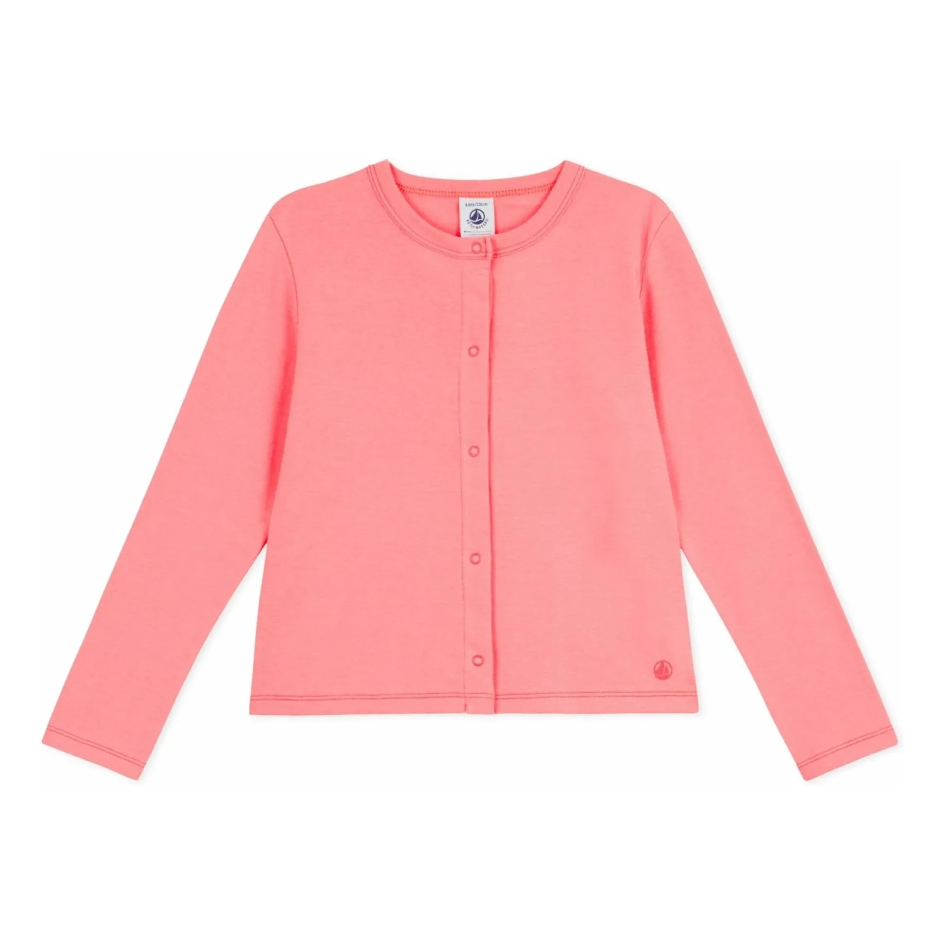 Petit Bateau - Organik pamuk hırka | Mercan
