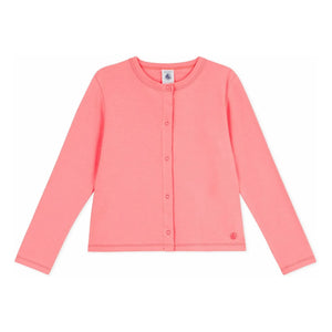 Petit Bateau - Organik pamuk hırka | Mercan