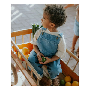 Fliink - Don Denim Salopet | Açık Mavi