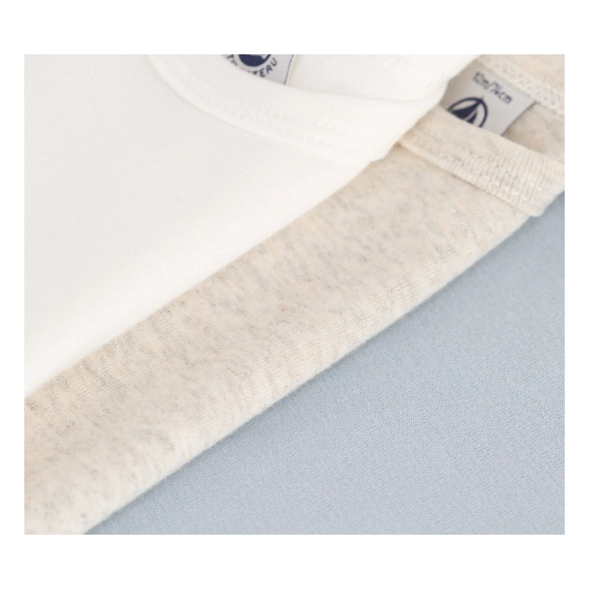 Petit Bateau - Lot 3 Bodysuitlar | Mavi