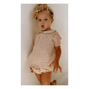Lilinoa - Charlotte Liberty | Ekru Kroşe Yaka Bluz