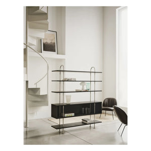 Gubi - Beetle Yumuşak deri lounge sandalye, Gamfratesi | Kahve